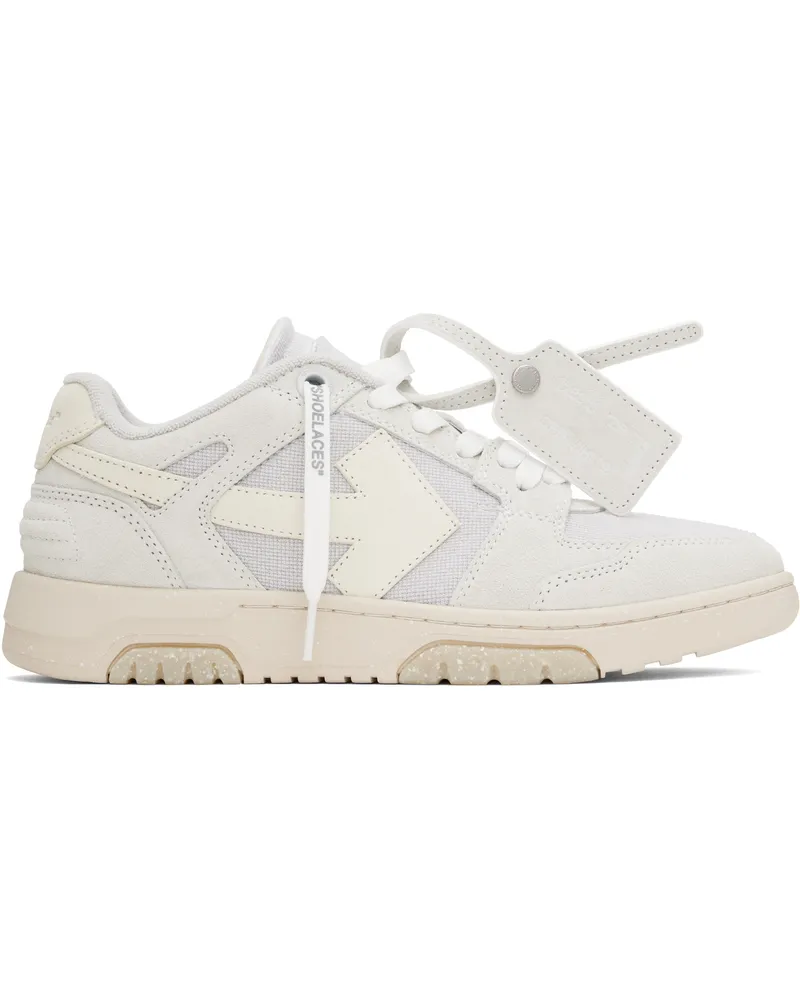 OFF-WHITE Gray & Off-White Slim Out Of Office Sneakers Light