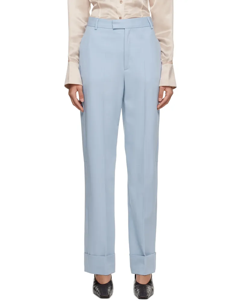 BITE Studios Blue Tailored Trousers Dusty
