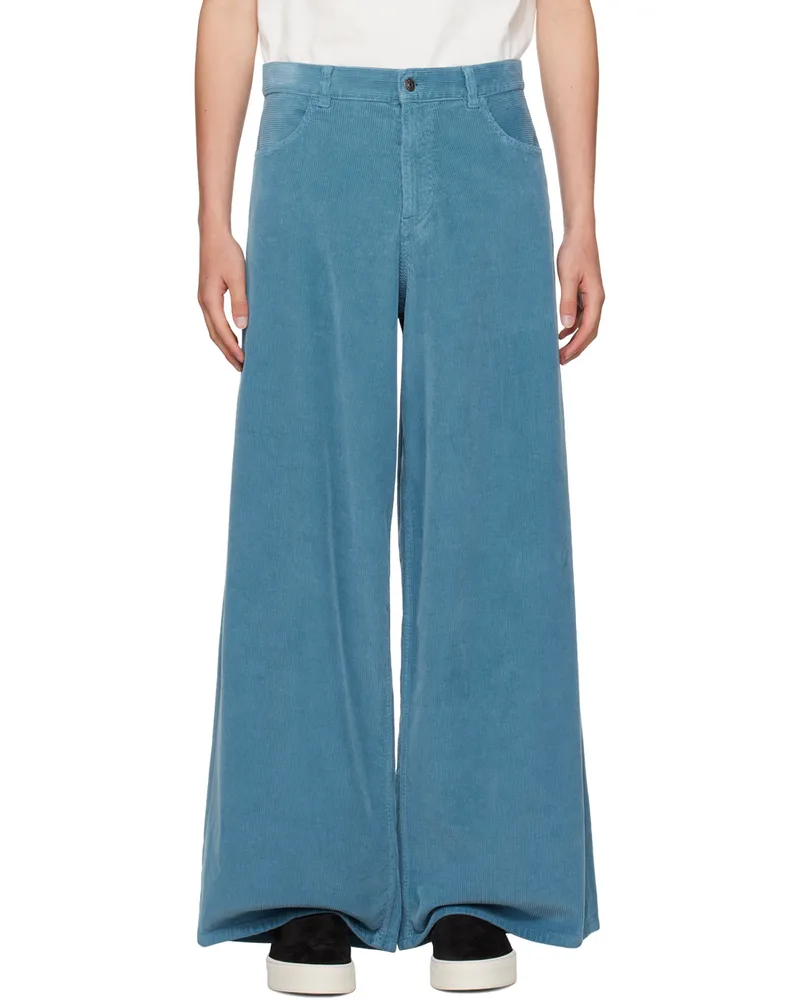 The Row Blue Chani Trousers Sgp