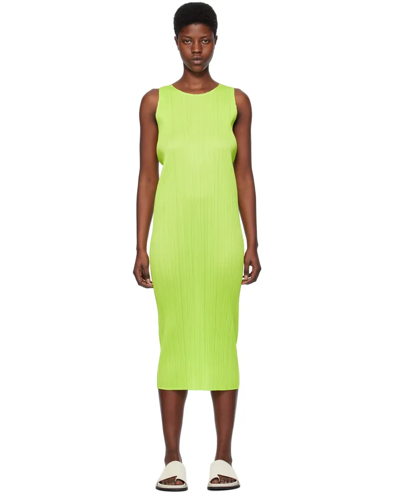 Issey Miyake Green Basics Maxi Dress 59