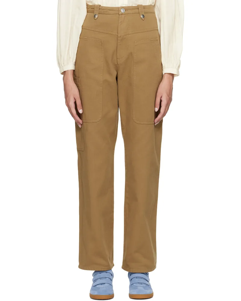Étoile Isabel Marant Khaki Jilda Trousers 67ki