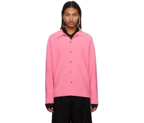 Pink Point Collar Shirt