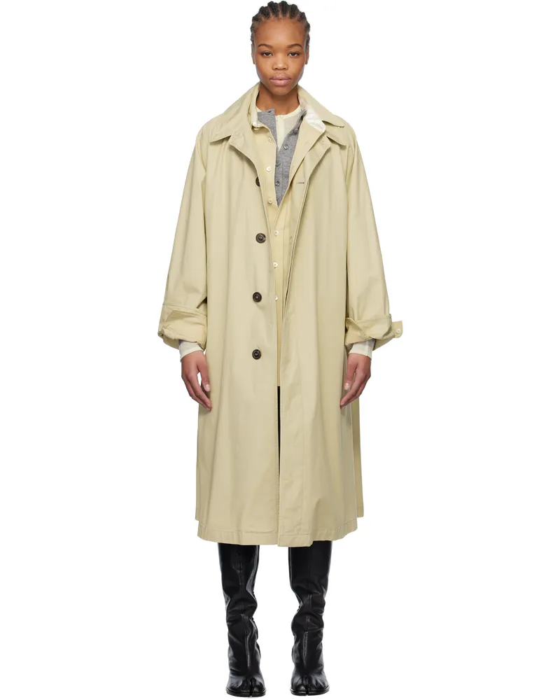 Maison Margiela Beige Layered Trench Coat 113