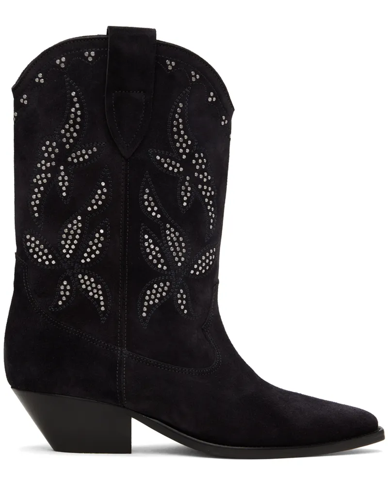 Isabel Marant Black Duerto Boots Fksi