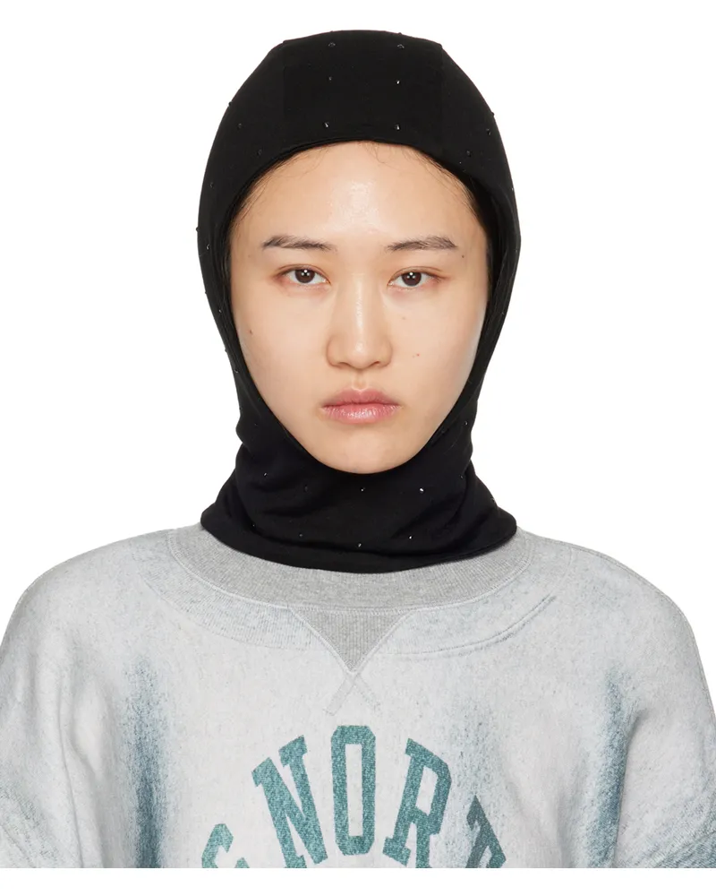 Undercover Black Crystal-Cut Balaclava Black