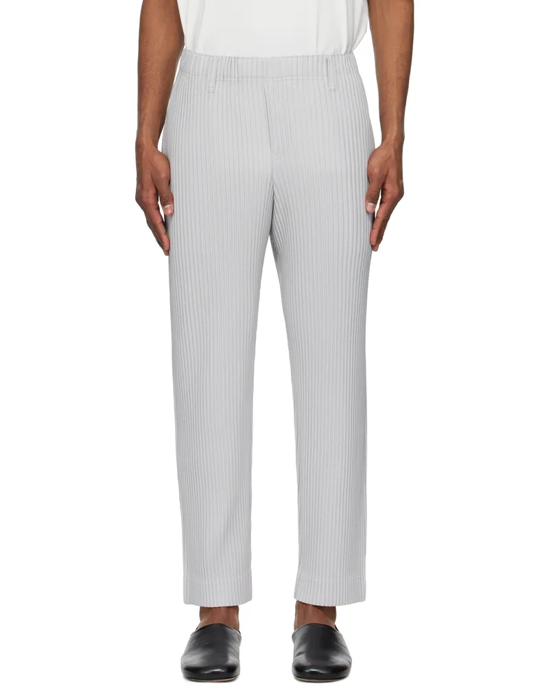 Issey Miyake Gray Basics Trousers 11-light