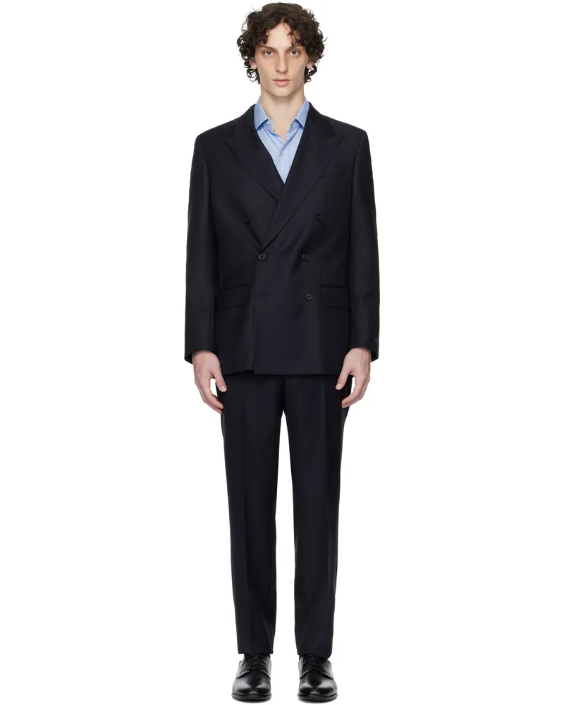 HUGO BOSS Navy BECKHAM Edition Slim-Fit Suit 408-dark