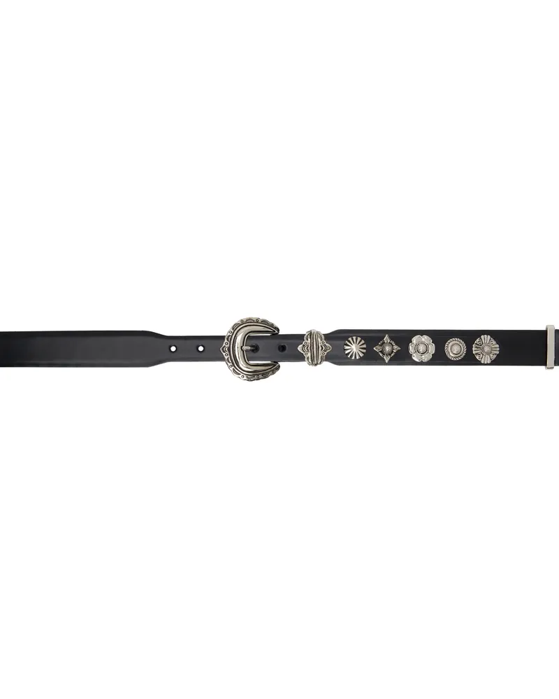 Toga Black Motif Belt 26