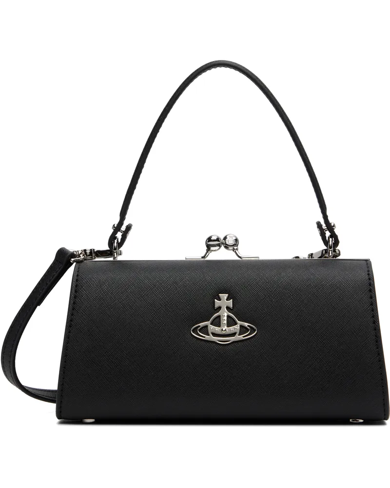 Vivienne Westwood Black Doll XL Frame Bag N401