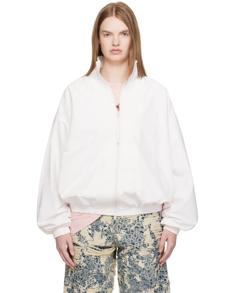 Acne Studios Pink Embroidered Logo Jacket Dsr