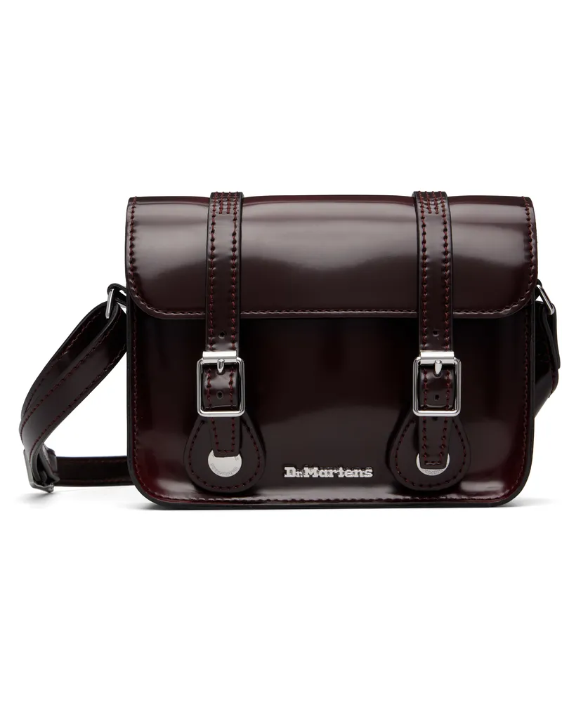Dr.Martens Burgundy 7 Inch Vegan Crossbody Bag Cherry