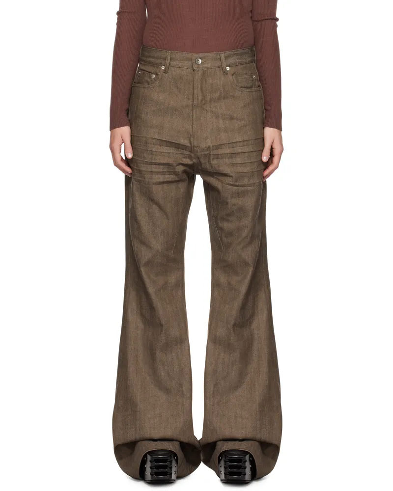 DRKSHDW by Rick Owens Gray Porterville Bolan Bootcut Jeans 78