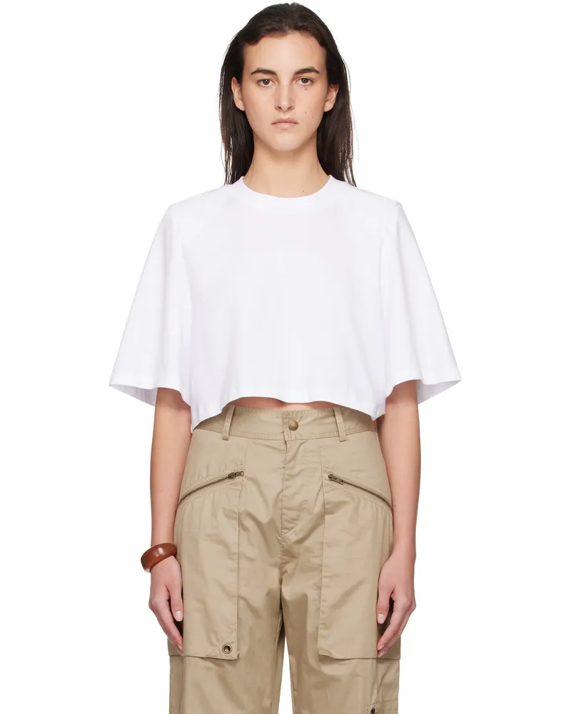 Isabel Marant White Zaely T-shirt White