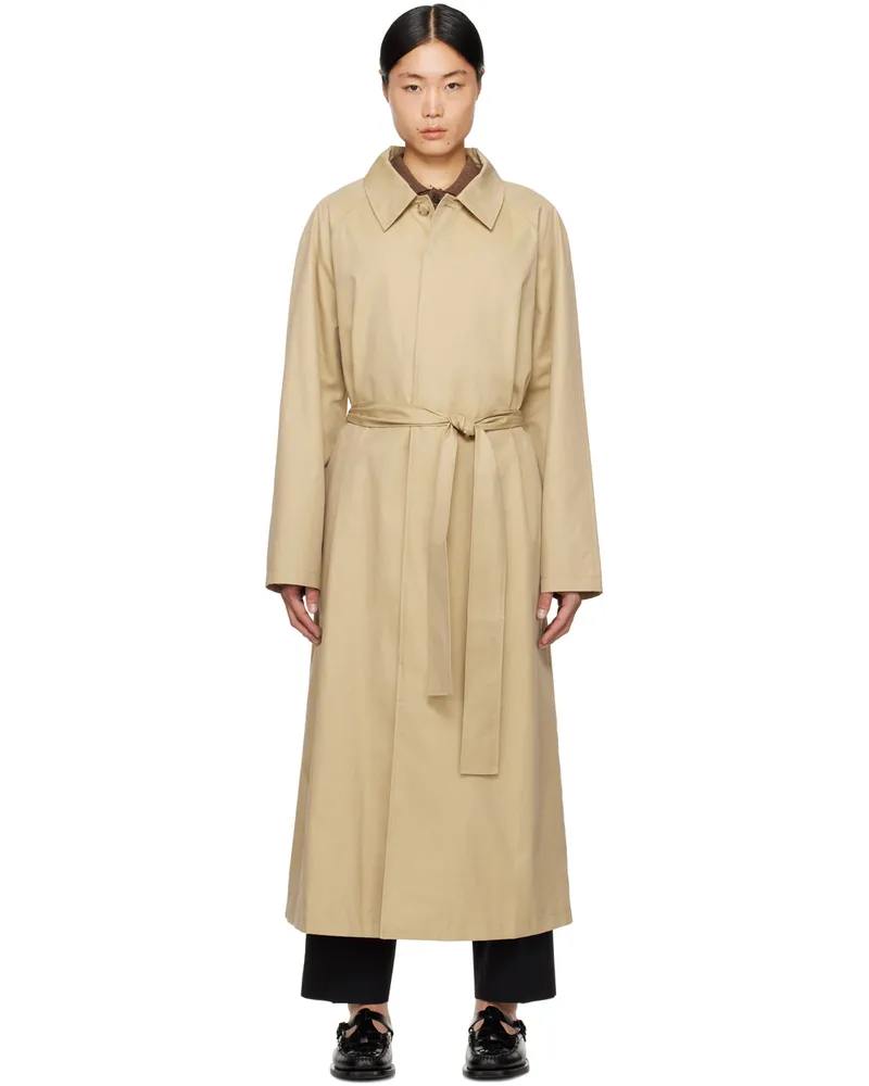 COMMAS Beige Belted Trench Coat Beige