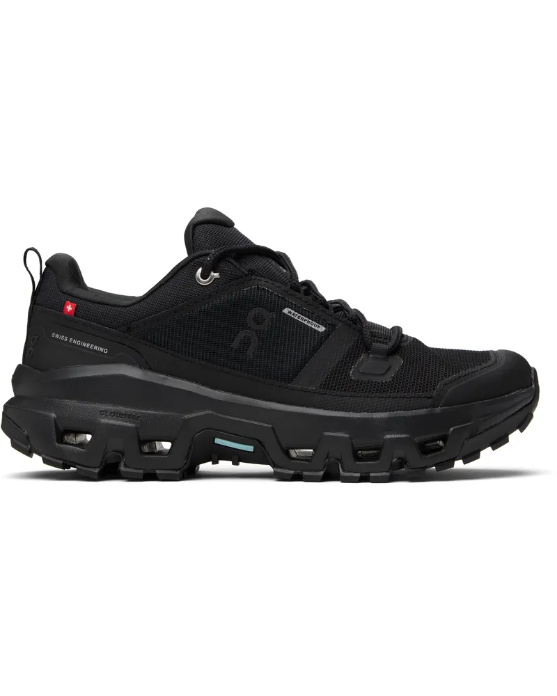 ON Black Cloudrock Low WP Sneakers Black