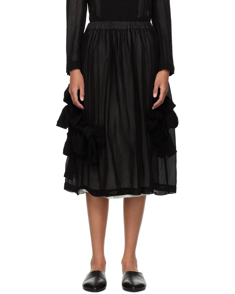 Comme des Garçons Black Bow Midi Skirt 1