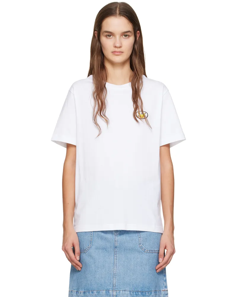 A.P.C. White Patch T-Shirt Aab