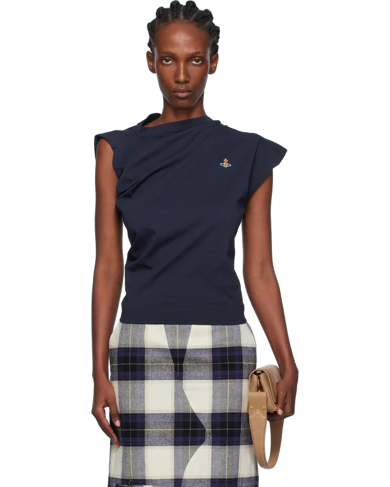 Vivienne Westwood Navy Hebo T-shirt K410