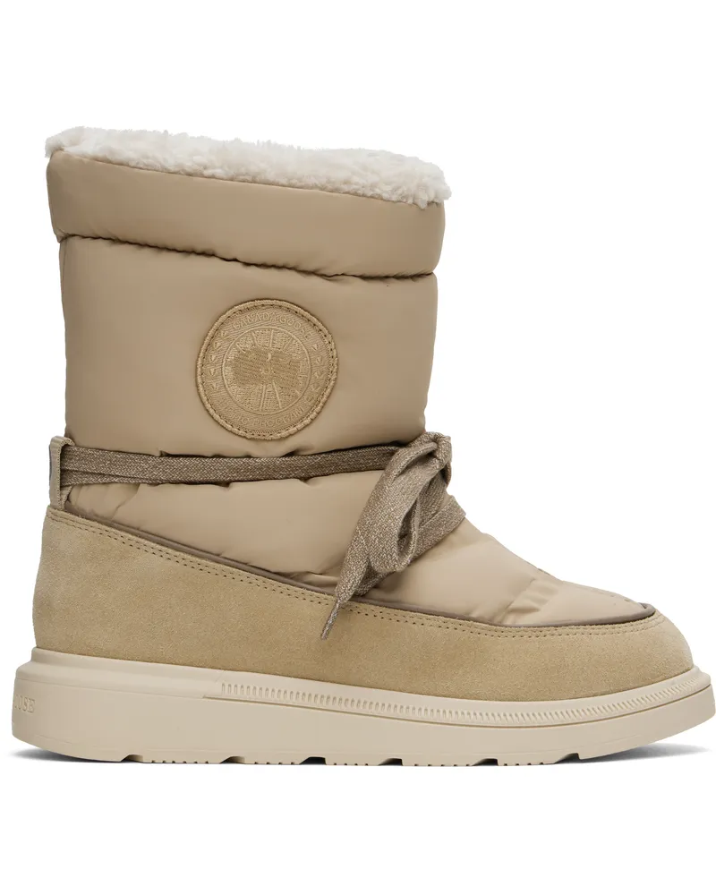 Canada Goose Tan Demma Puffer Boots 1690