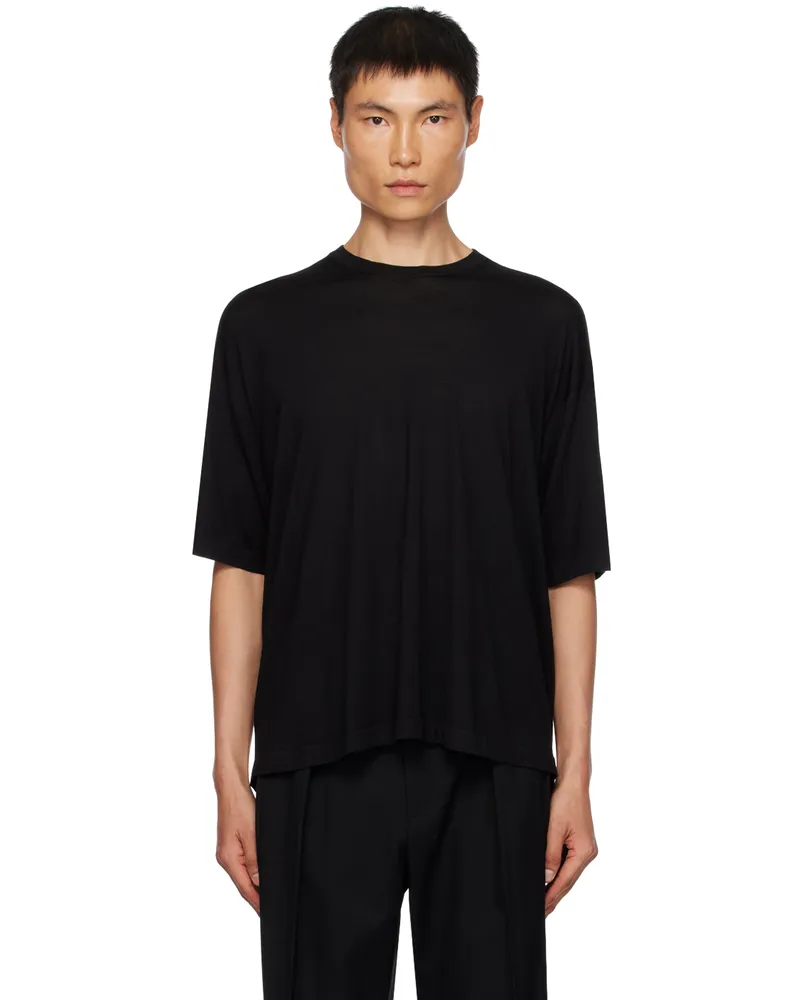 The Row Black Dlomu T-Shirt Black