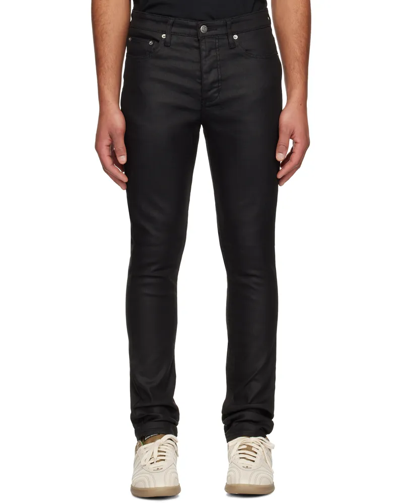 ksubi Black Chitch Wax Jeans Black