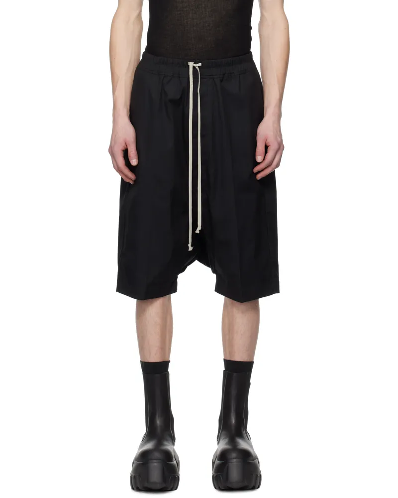 Rick Owens Black Hollywood Rick's Pods Shorts 09