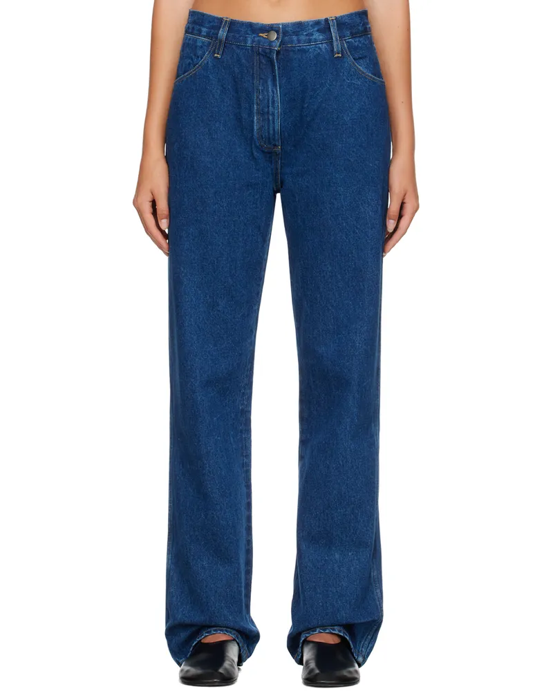 Studio Nicholson Indigo Aral Jeans Indigo