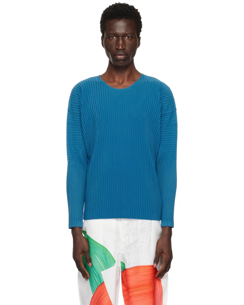Issey Miyake Blue Ronan Bouroullec Edition RB_Color Palette 2 T-shirt 72-blue