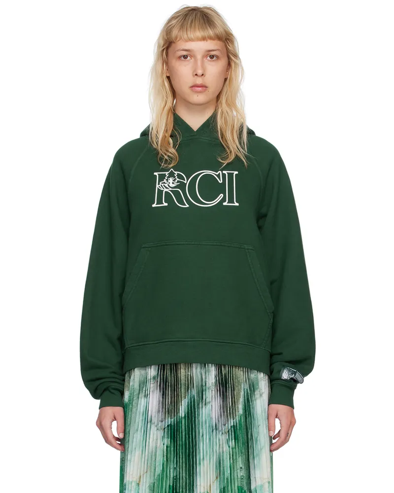 Reese Cooper Green Raglan Hoodie Forest