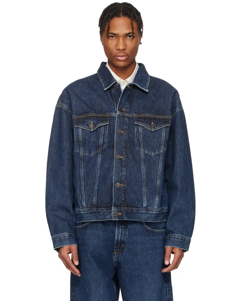 AGOLDE Blue Stefano Denim Jacket Pendulum
