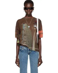 Jean Paul Gaultier Brown Shayne Oliver Edition T-Shirt Brown