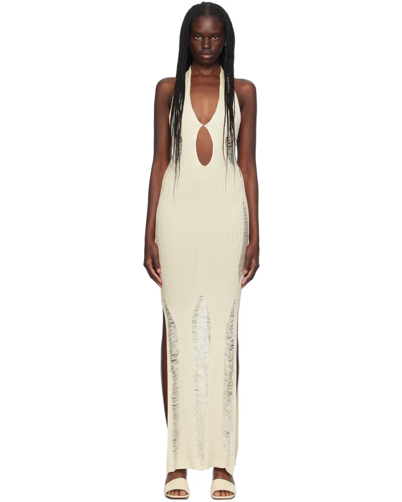 Aya Muse Off-White Ceres Maxi Dress Off