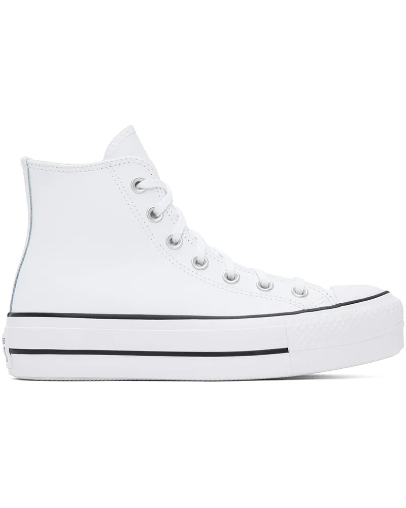 Converse White Chuck Taylor All Star Lift High Top Sneakers White