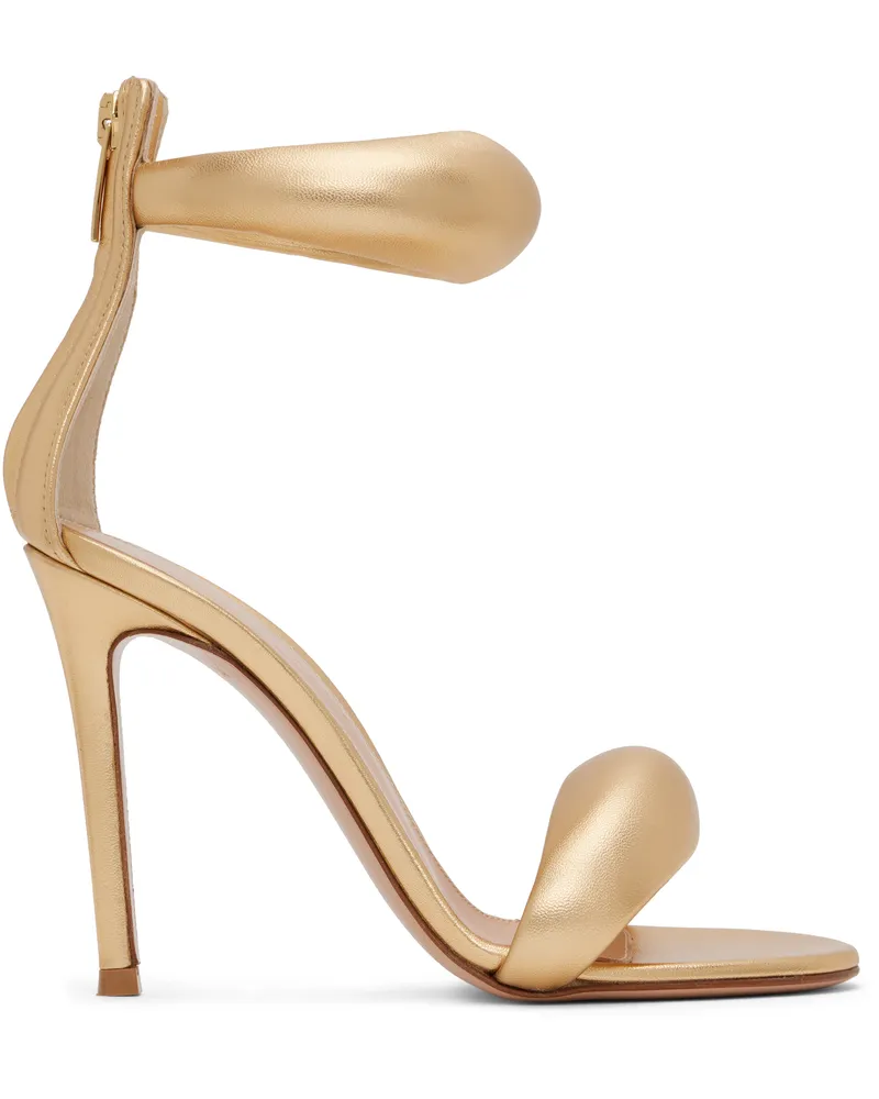 Gianvito Rossi Gold Bijoux Heeled Sandals Mekong
