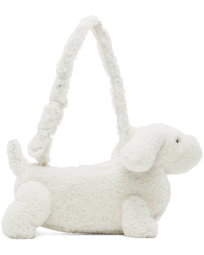 Thom Browne White Hector Bag 100