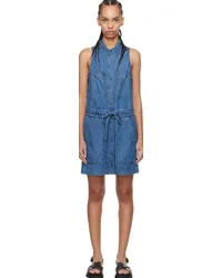 Étoile Isabel Marant Blue Ines Minidress 30bu