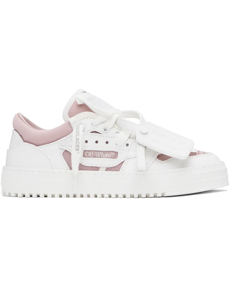 OFF-WHITE White & Pink Low 3.0 Off Court Sneakers White