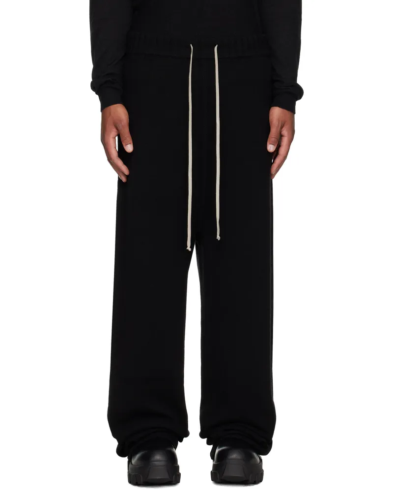 Rick Owens Black Concordians Track Sweatpants 09