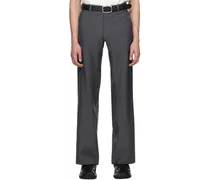 Gray Benz Trousers