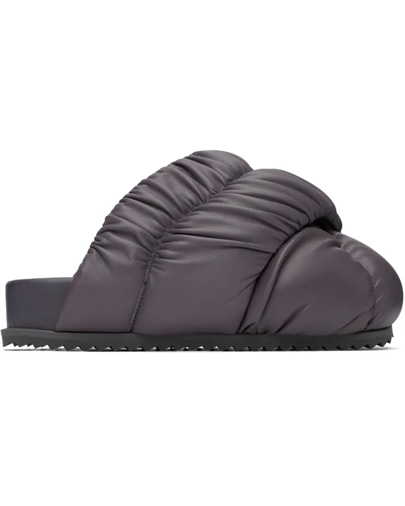 YUME YUME Purple Tent Mules Graphite