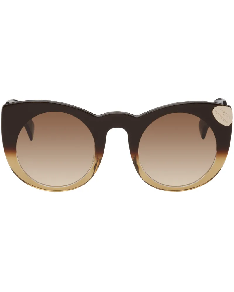 Labrum Brown Victor Wong Edition Sunglasses Brown