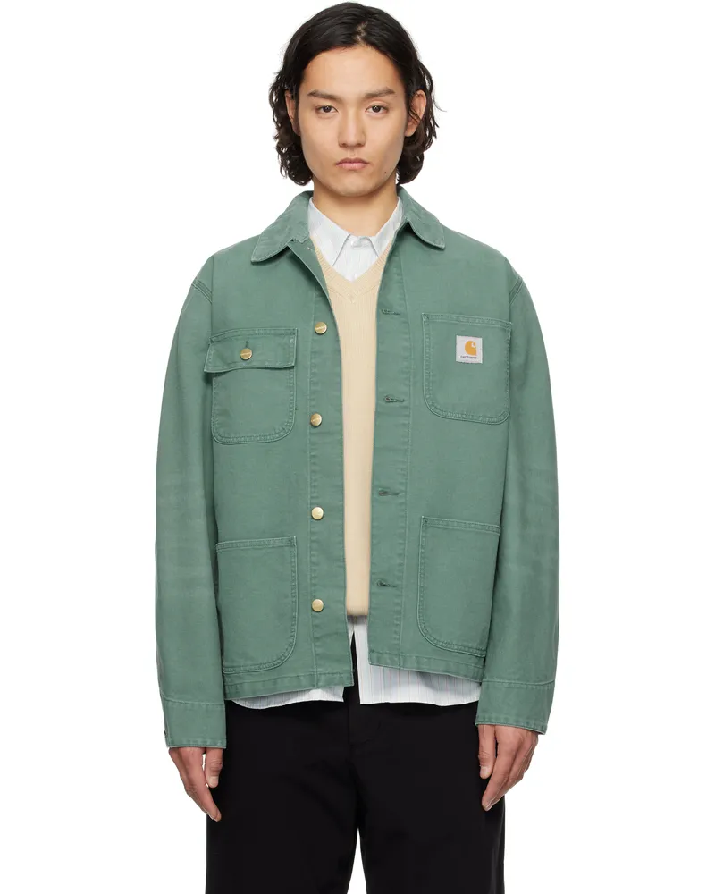 Carhartt WIP Green Michigan Jacket 2r84osilverpine