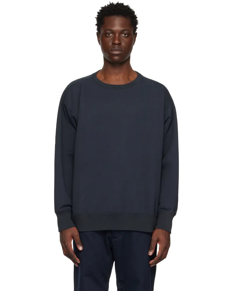 nanamica Navy Crewneck Sweatshirt Dark