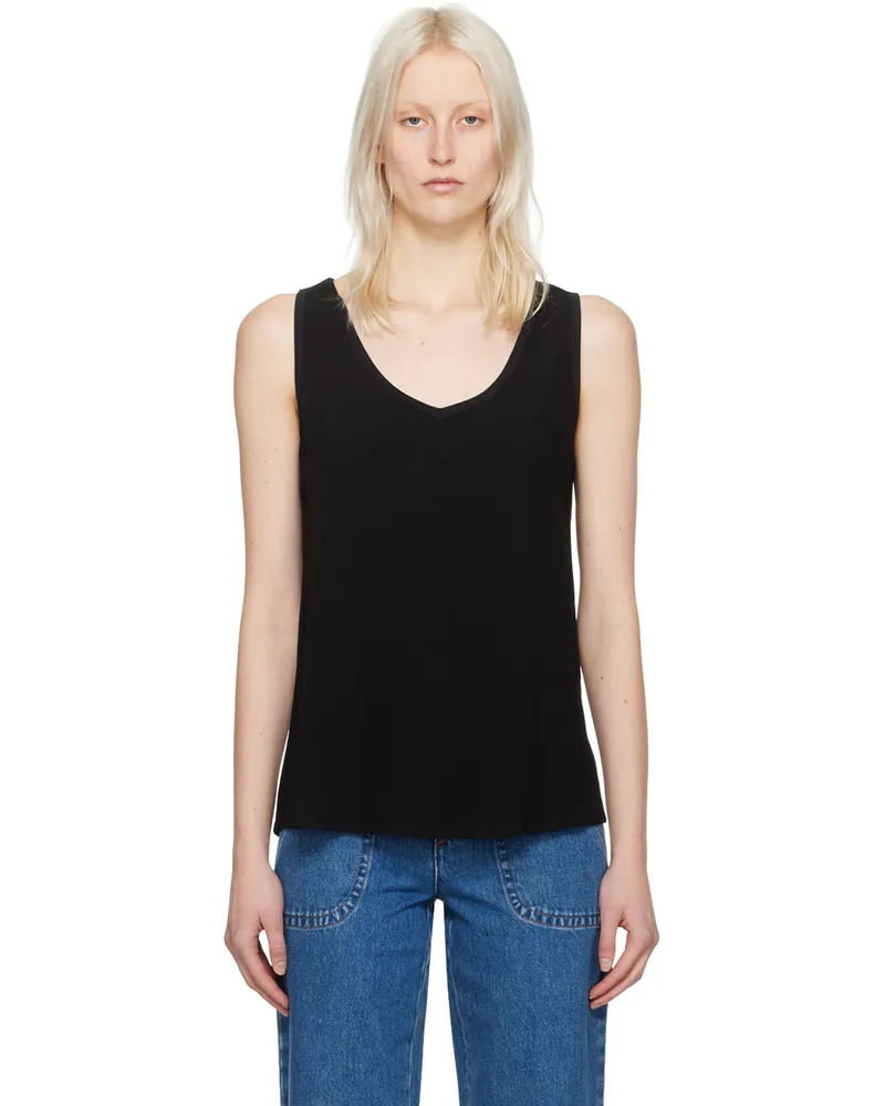 A.P.C. Black Lucy Tank Top Lzz