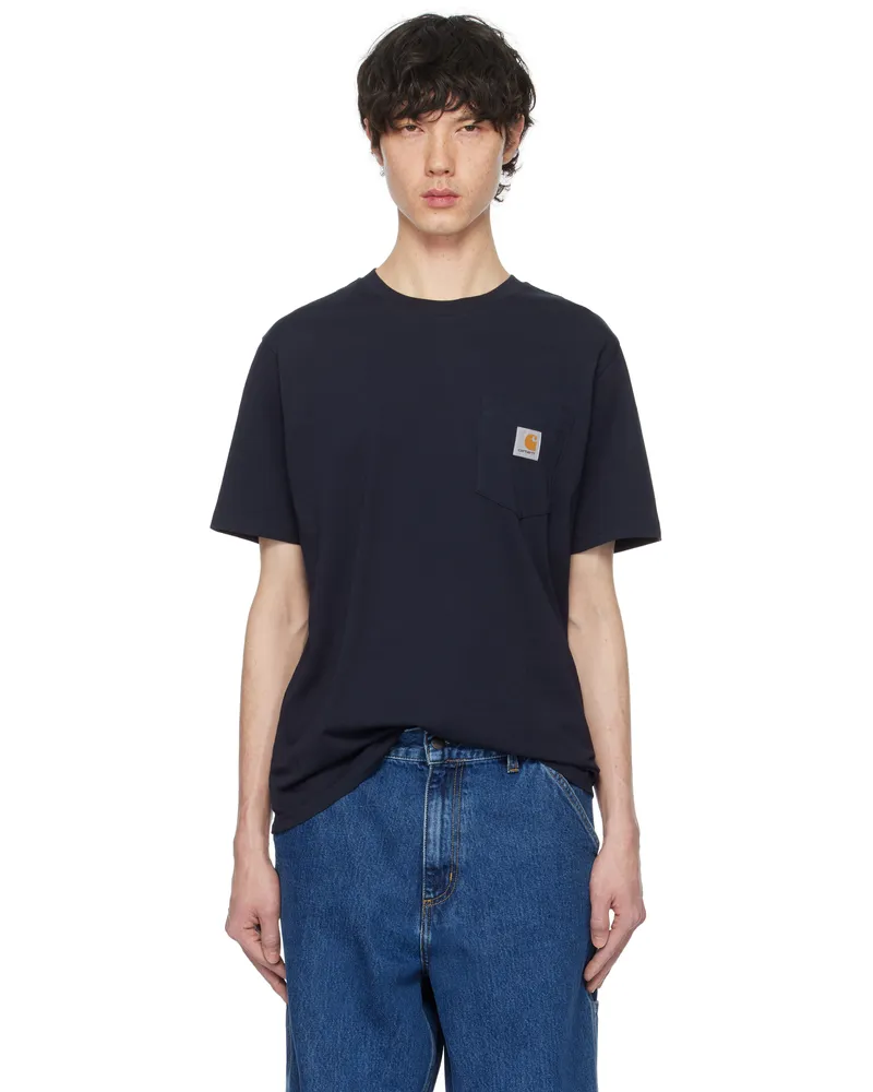 Carhartt WIP Navy Pocket T-shirt 1cxx