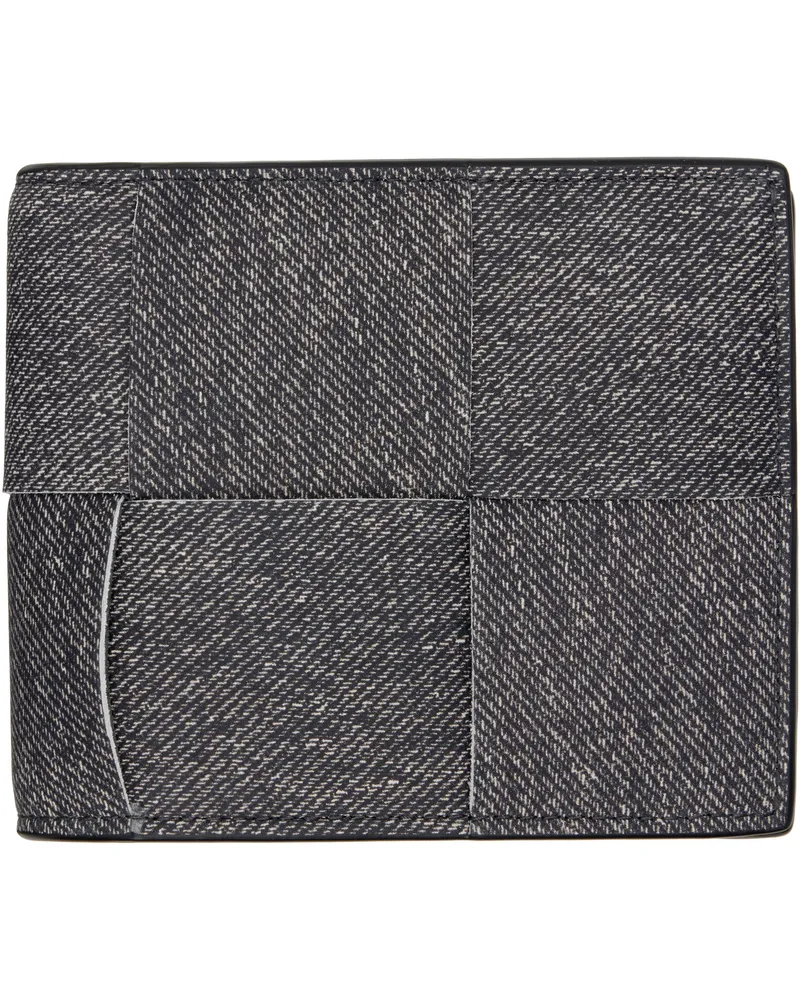 Bottega Veneta Gray Cassette Bi-Fold Wallet 1214