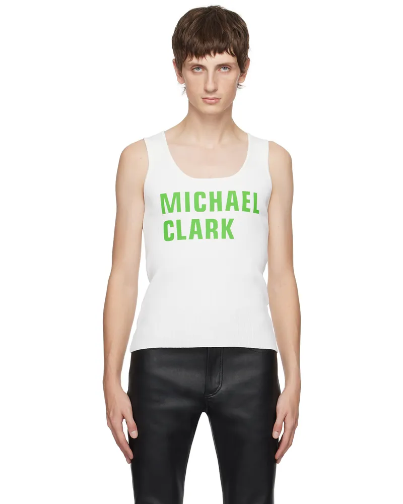 J.W.Anderson White Michael Clark Edition Tank Top 001