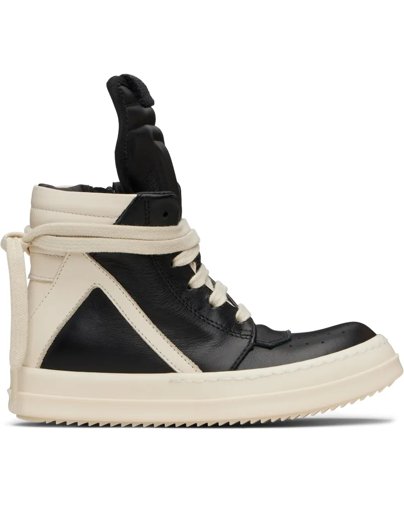 Rick Owens Kids Black Hollywood Geobasket Sneakers 911