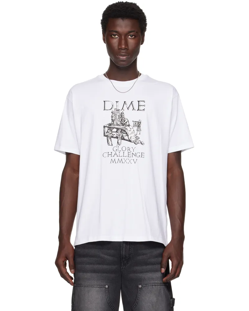 Dime White Glorious T-shirt White