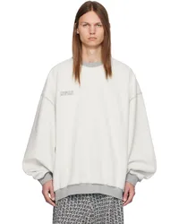 VETEMENTS Gray Inside-Out Label Sweatshirt Grey